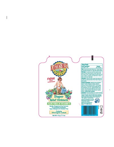 EB0070402 Diaper Relief Ointment bottle label.jpg image of bottle label - EB0070402 Diaper Relief Ointment bottle label
